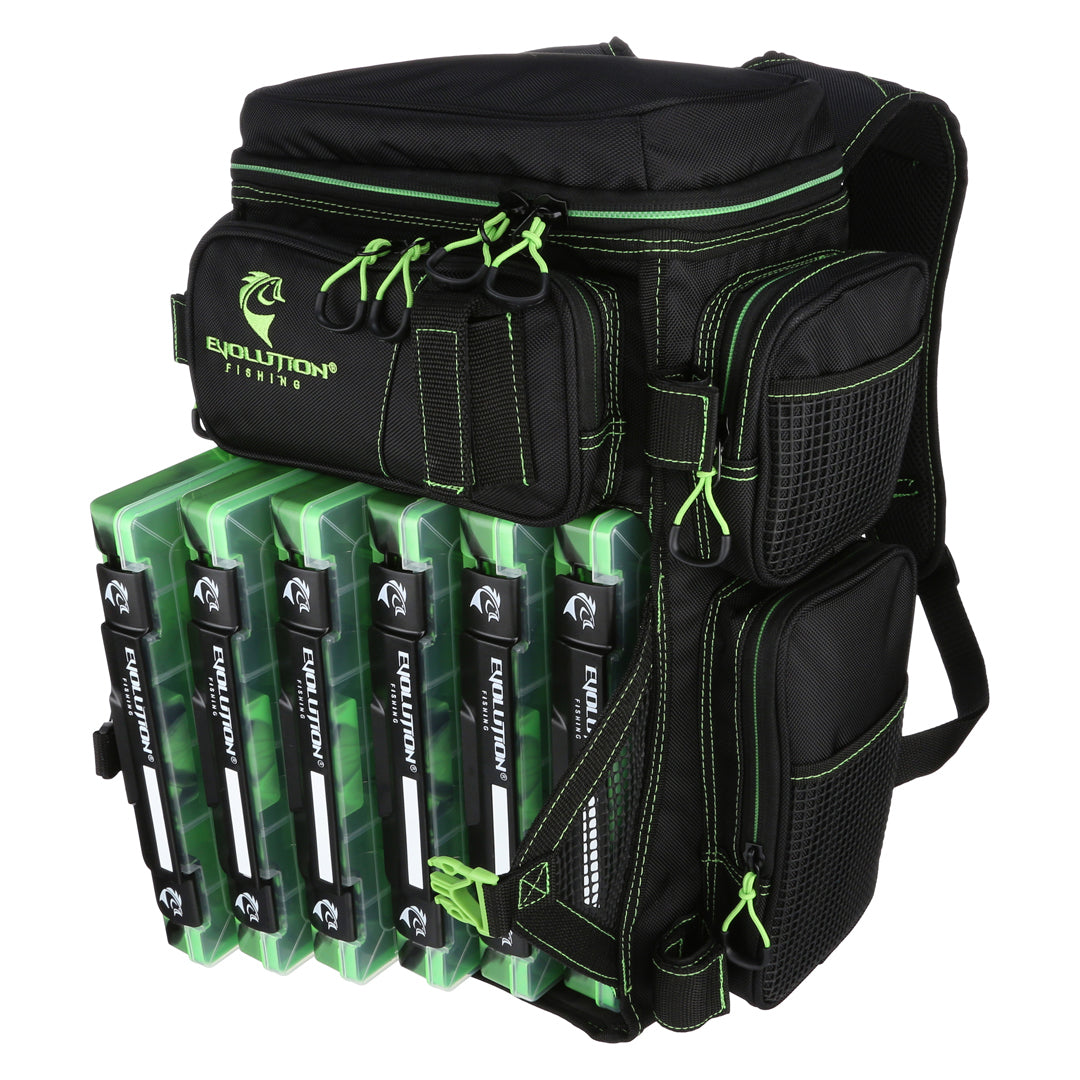 fishing tackle bags uk Evolution Fishing 3600 Drift Series Tackle Backpack Blue