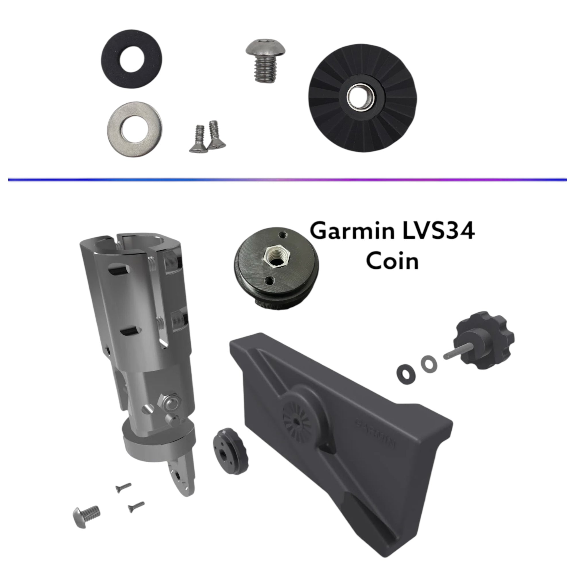 Transducer Coins For Live Foot Universal Transducer Bracket