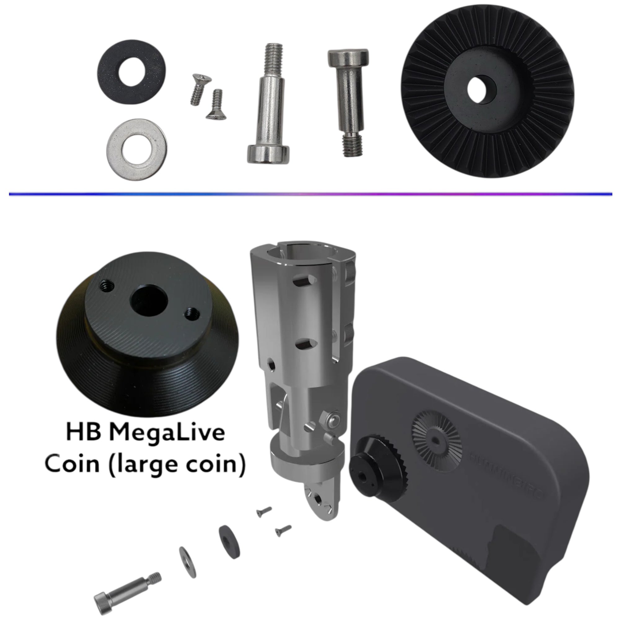 Transducer Coins For Live Foot Universal Transducer Bracket