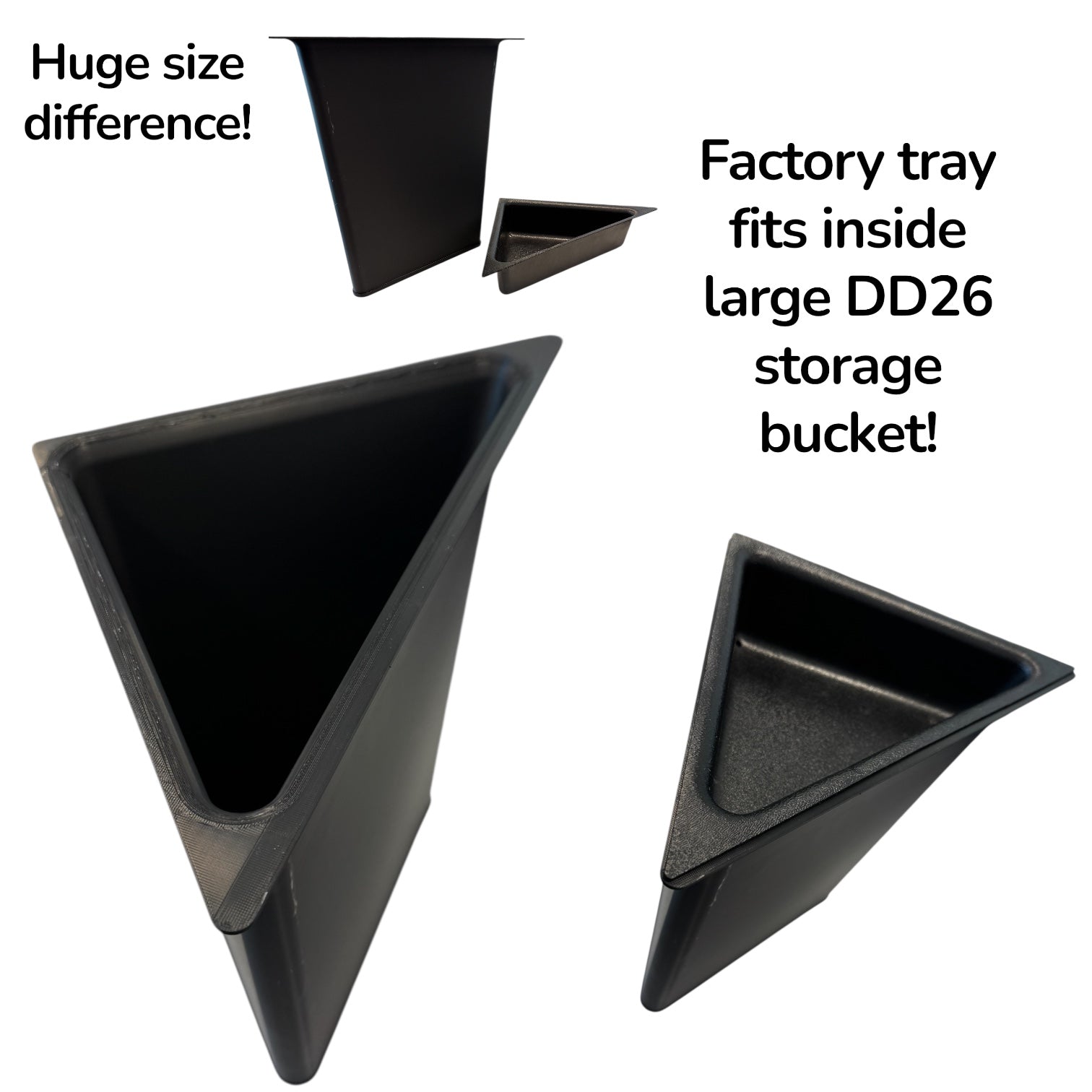 DD26 Fishing Deep Storage Triangle for Bass Cat Boats