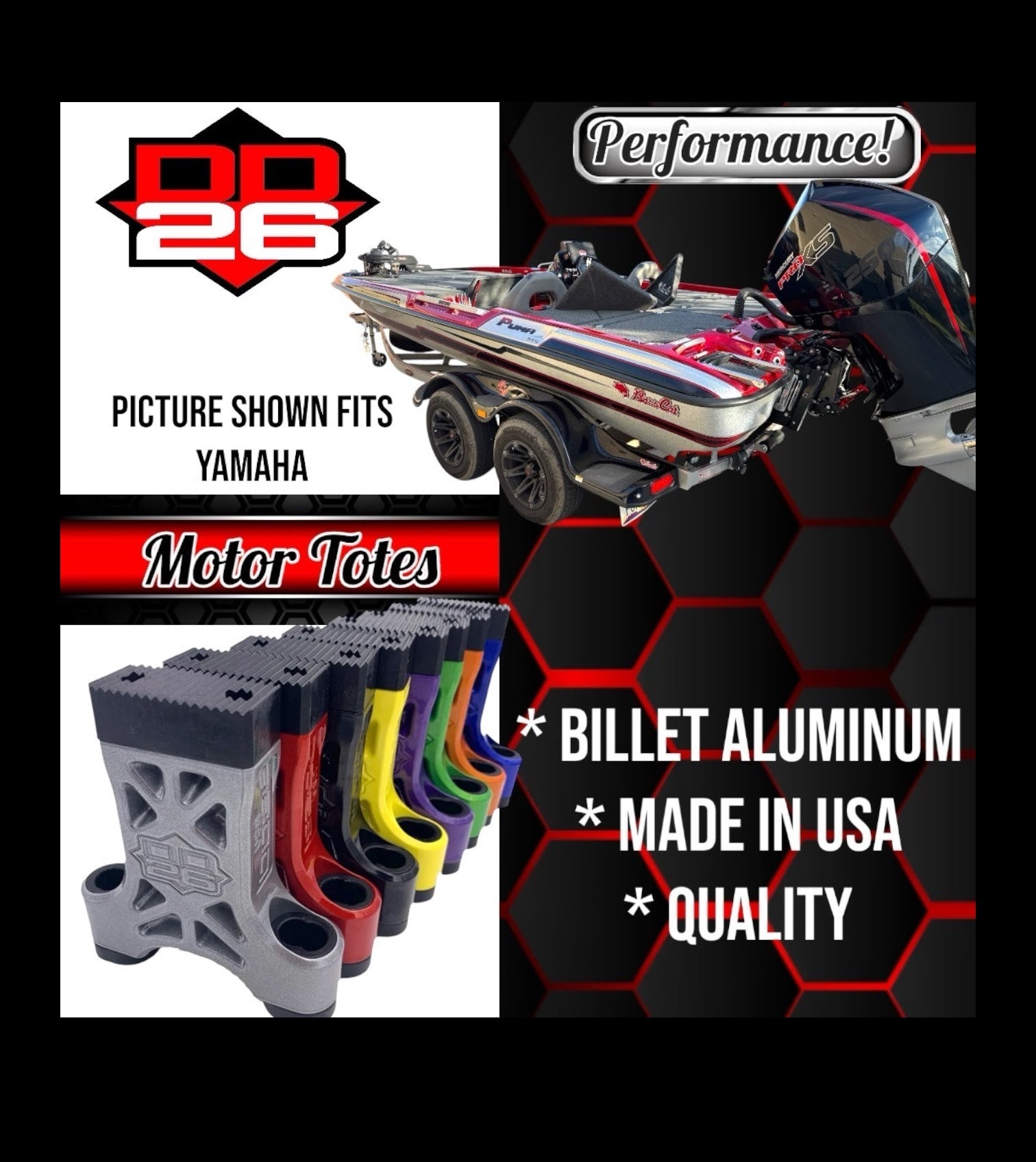 釣り機 Yamaha Motor Totes, Mercury 4 Stroke Transom Saver & More