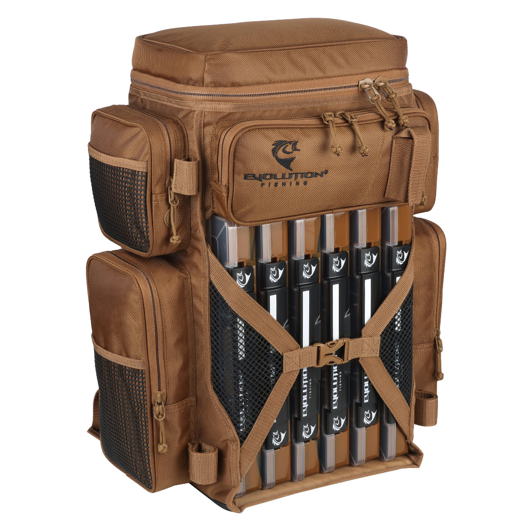 backpack fishing tackle box Evolution 3600 Drift Series Blue sided tackle bag Evolution Fishing 3700 Drift Series