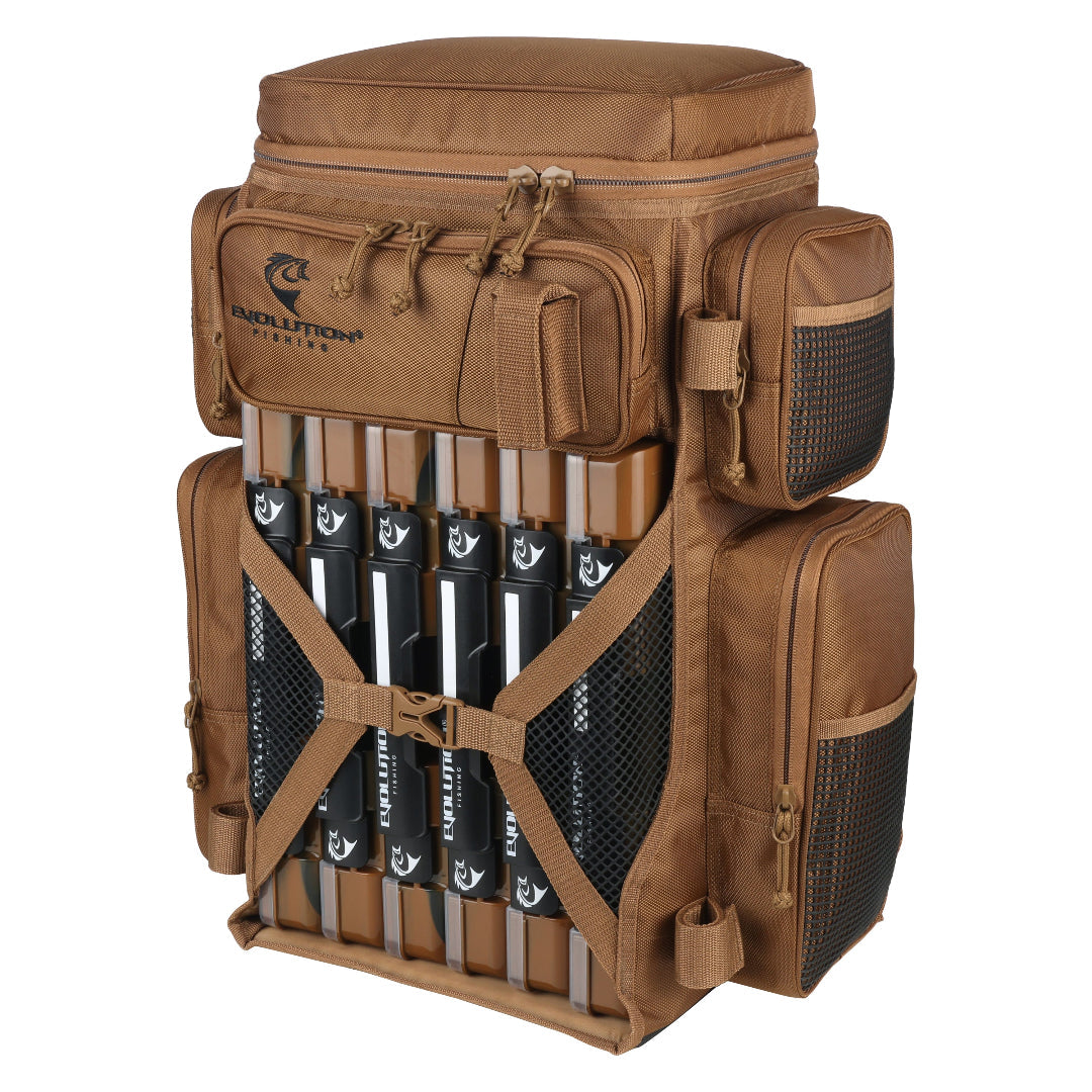 Evolution Fishing 3700 Drift Series Tackle Backpack