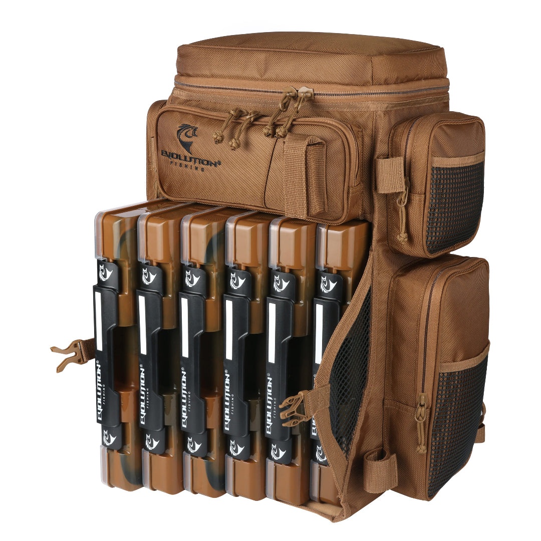 Evolution Fishing 3700 Drift Series Tackle Backpack