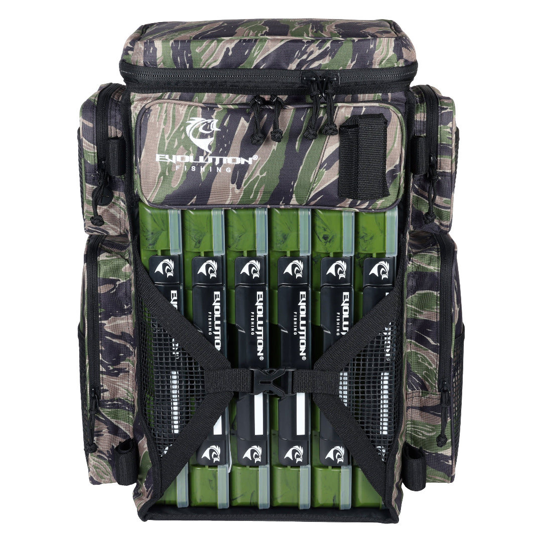 best fishing tackle bags Reaction Backpack The A1 Medium XPLORE 9 Rod Option:76MHF Rodless Reel Handline Reel