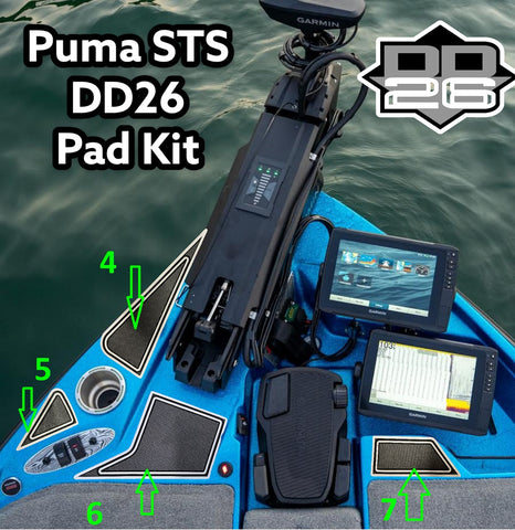 Bass Cat Puma STS Step Pad Kit 7pc
